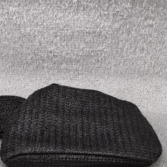 Black Bow Clutch Handbag - Picture 7 of 8